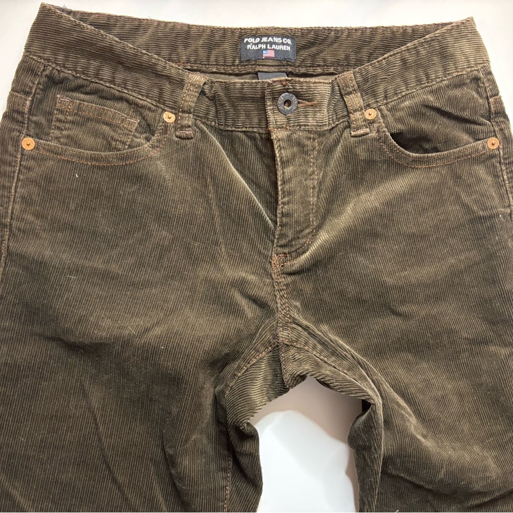 Ralph Lauren Polo Jeans co women’s corduroy brown pants size 4 - Picture 4 of 7